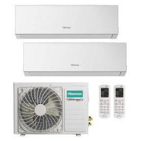 MultiSplit 2x1 HISENSE de 2.236+2.236 frig. Clase A++ con R32 y WIFI