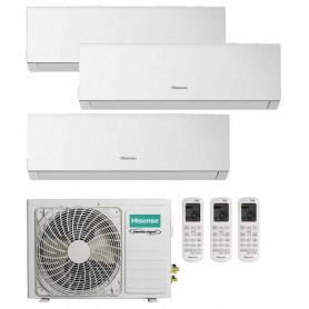 MultiSplit 3x1 HISENSE de 2.236 frig. x 3 Uds. Clase A++ con R32 y WIFI