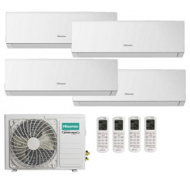 MultiSplit 4x1 HISENSE de 2.236 frig x 4Uds. Clase A++ con R32 y WIFI